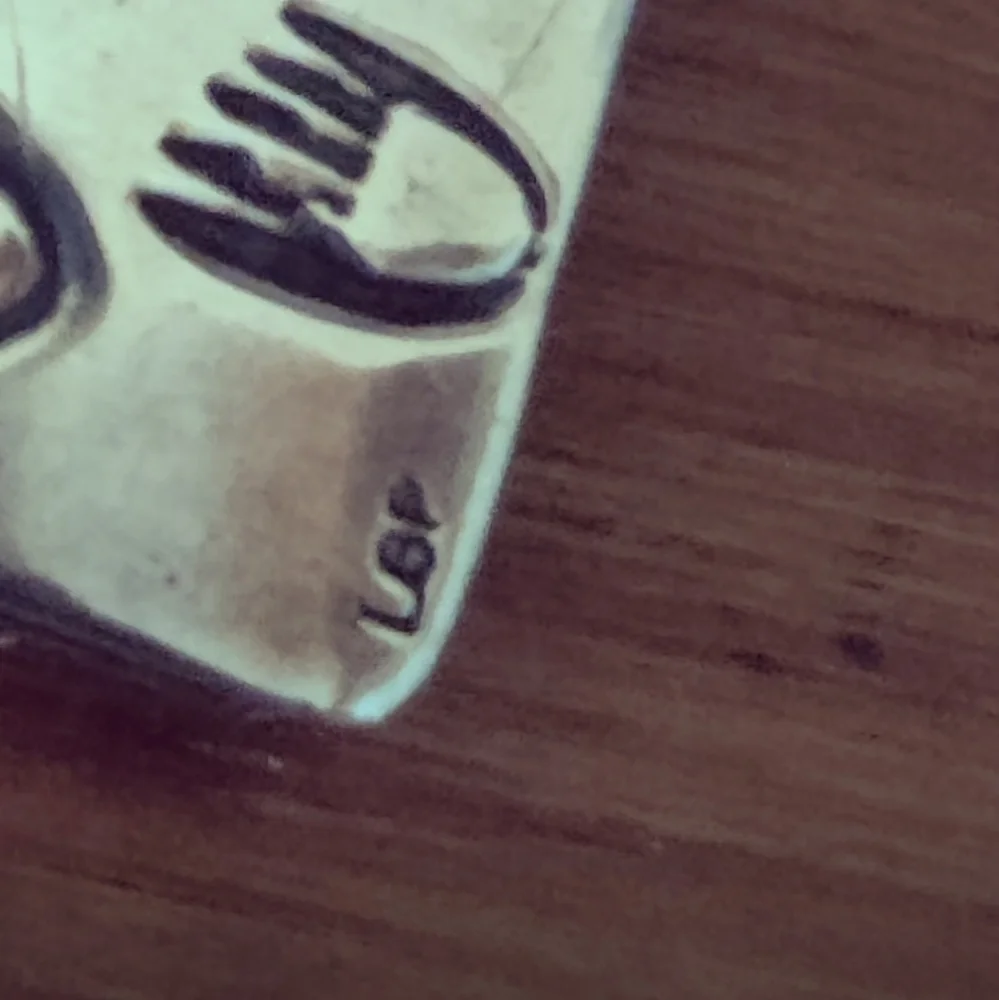 Sterling Native American Money clip